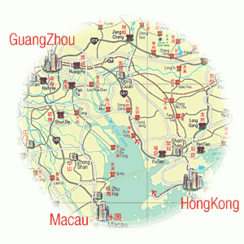 guangzhou port map