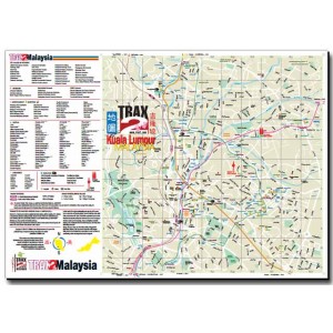 New Kuala Lumpur city map and guide